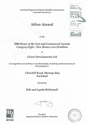 2004 House of the Year Silver